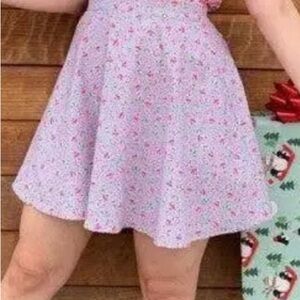 Retrolicious Candy Cane Skater Skirt NWOT